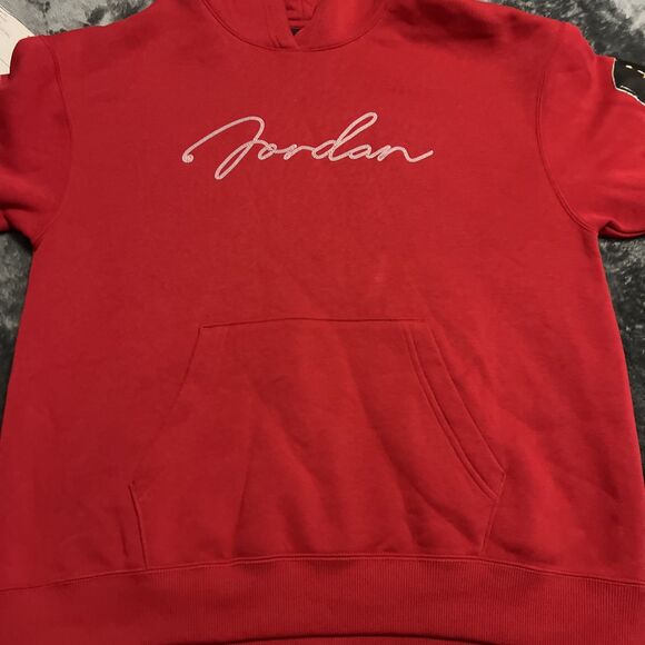 SMALL Jordan Women’s Brooklyn Fleece Pullover Hoodie HJ0202-687 - Picture 8 of 9